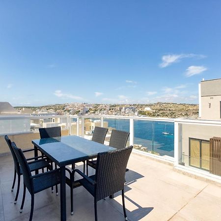 Lux Sea Front Penthouse With Breathtaking Views In St Pauls By 360 Estates Apartment St. Paul's Bay Bagian luar foto
