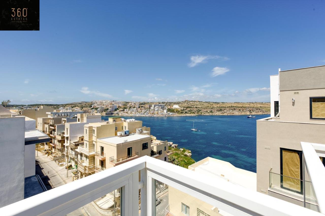 Lux Sea Front Penthouse With Breathtaking Views In St Pauls By 360 Estates Apartment St. Paul's Bay Bagian luar foto